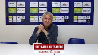 BASKETBALL TERAMO - NUOVO PINETO BASKET - INTERVISTA A COACH DI EUSANIO ALESSANDRO