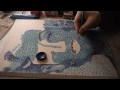 fine arts, marilyn monroe, making of, time lapse, pixelism, by patrick egarter