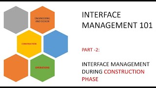 Interface management: Part 2 - Construction