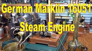 German Märklin 16051 Steam Engine running on live steam