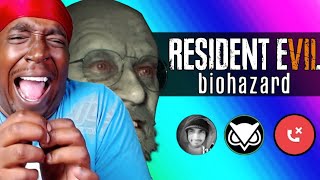 Reaction To Old Dude Chainsaw Showdown! - Resident Evil 7 (Horror Game Playthrough w/Lui) [Part 2]