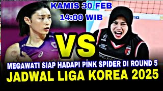 🔴SEDANG BERLANGSUNG‼️RED SPARK VS PINK SPIDERS, PUTARAN 4 LIGA VOLI KOREA 2025...