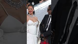 Rihanna and A$AP Rocky Take Over The Red Carpet at The Met Gala 2023! #shorts