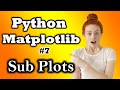 #7 Matplotlib Sub Plot in Python | Matplotlib in python for Data Science and Data Visualization