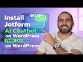 Install Jotform AI Chatbot on WordPress for FREE 🚀