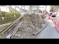 อัปเดตแยกบางกะปิ ลำสาลี part2 สกายวอล์ค รถไฟฟ้า สะพานข้ามแยก bang kapi area constructions update