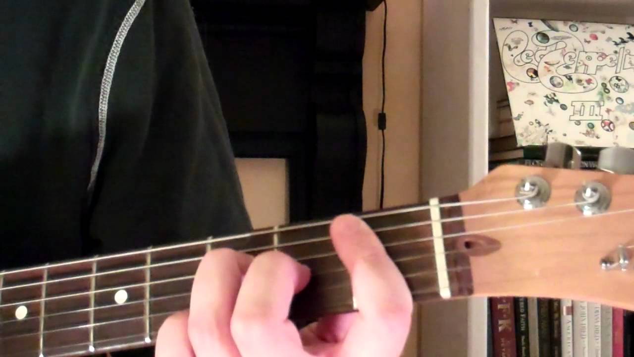 How To Play The Bbmaj7 Chord On Guitar (B Flat Major Seventh) 7th - YouTube