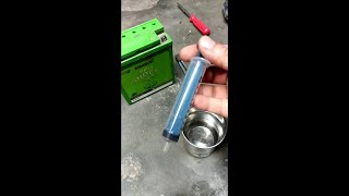 How to repair Bike Battery || मोटरसाइकिल की बैटरी को कैसे ठीक करें।