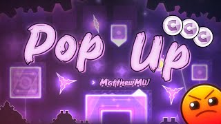 Everything combined! | Pop Up [Harder] by MatthewMW (3 Coins) - Geometry Dash