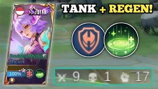 TANK EMBLEM + REVITALIZE, PERFECT COMBO!‼️ (100% Broken!💀) | ZHUXIN BEST BUILD -MLBB🔥