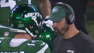 NE/NYJ - Sam Darnold Talks to Adam Gase - No Commentary