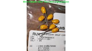 Top 30PCS/LOT original AVX tantalum capacitor DIP tantalum capacitor free shipping