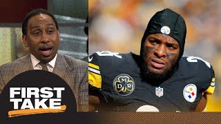 Stephen A. Smith's advice to Le'Veon Bell on contract talks: Don't be emotional | First Take | ESPN