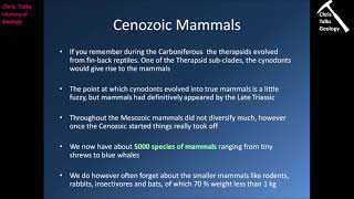 Cenozoic Life History - Part 2