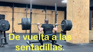 Probando 120 kg de sentadillas de nuevo.