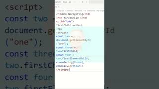 JavaScript Tutorial for Beginners / JavaScript learn / Dom Navigating First child First Element tag