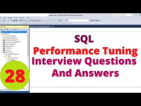 28.SQL Performance Tuning Interview Questions and Answers|Clustered and Nonclustered Index in SQL