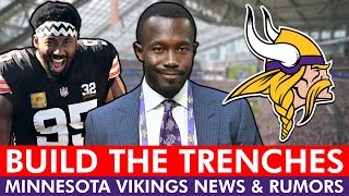 Kwesi Adofo-Mensah MUST BUILD The Trenches! Vikings Rumors On Milton Williams \u0026 Myles Garrett