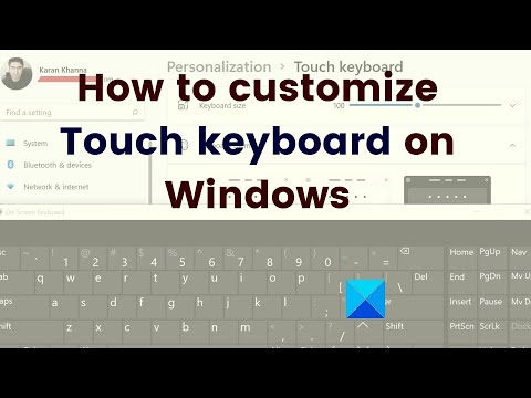 How to customize Touch keyboard on Windows