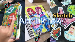 ART SKETCHBOOK 📖 TIKTOK compilation [NO OUTROS] | Read desc #14