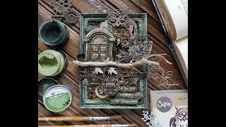 Altered photo frame DIY, step by step tutorial