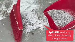 Spill Kill Oil in Garage