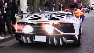 【爆弾投下】アヴェンタドールSVJの咆哮 ランボルギーニサウンド/ Lamborghini Sounds