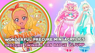 PRECURE MERCH! WONDERFUL PRECURE New Acrylic, Precure Twinkle Can Badge 12JUMP!