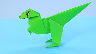 Динозавр из бумаги / Оригами Динозавр