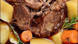 POT ROAST (Carne Rostizada en olla ) Receta Original.