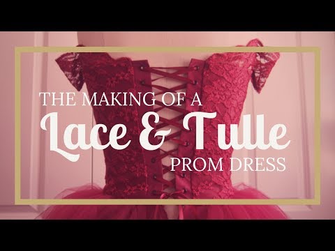 Dressmaking: Lace & Tulle Tutu Prom Dress Dressmaking: Lace & Tulle Tutu Prom Dress