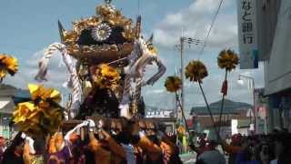 平成25年 福崎町　二之宮神社秋祭り　ＪＲ福崎駅前　其の三　練り 西谷　播州秋祭り