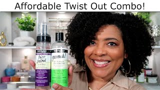 TWIST OUT ON MY TYPE 4 NATURAL HAIR / Affordable Twist Out Combo / NaturalRaeRae