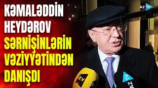 Kəmaləddin Heydərov Aktaudan geri döndü: jurnalistlərə nələr açıqladı?