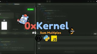 Sum Multiples- LeetCode with Python, Rust, and JavaScript