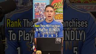 RANK THESE NBA FRANCHISES TO PLAY FOR! Do You Agree? #shorts #nba #basketball #lineup #mvp #ranking