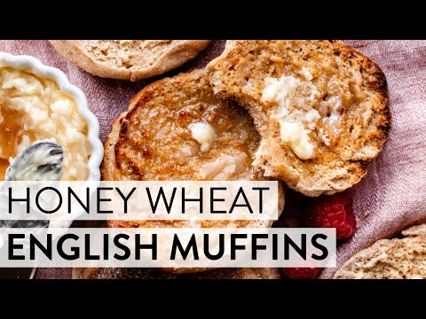 How to Make Homemade Honey Whole Wheat English Muffins