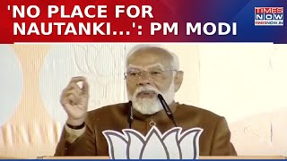 PM Narendra Modi Roars: ‘AAP-DA Uprooted, Janta Are Malik Of Delhi, No Place For Nautanki’