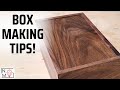 How to Make Simple Box Bottoms | Wood Box Making