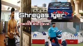 Shreyas Iyer Gym and Exercise ! IPL t20 Bus travel shreyas iyer ! Delhi daredevils  captain Iyer