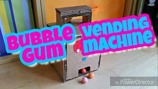 Cardboard bubble gum venedig machine |Ta Tube