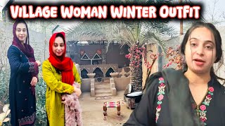 Village Woman's Handmade Winter Dress | Beautiful Rural Craft Mintoo Family