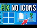 How To Fix Desktop Icons Missing Windows 10/11 - Full Tutorial
