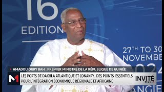 MEDays 2024 : Entretien avec Amadou Oury Bah, 1er ministre de la République de Guinée