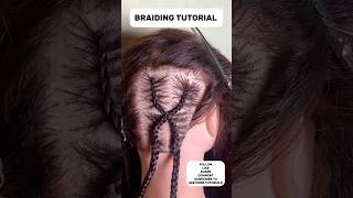 CRISS CROSS BRAIDING TUTORIAL #braids #tutorial #braidingtips