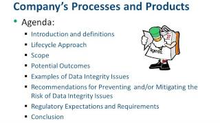Webinar - Data Integrity - The Fingerprint of a Company’s Processes and Products