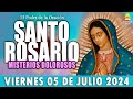 🌹 SANTO ROSARIO ❤️ de Hoy VIERNES 05 de Julio de 2024 🌺|MISTERIOS DOLOROSOS🌷