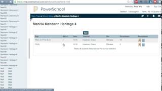 PowerSchool: Changing Grade Scale