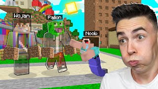 TROLLUJEMY NOOBKA LATAJĄCYM DIRTEM z PALION w Minecraft!