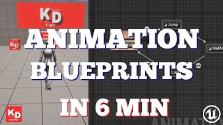 Connetct Between Your Animations and Character in 6 MINUTES | Animations Blueprint2024